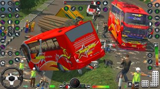 Real City Coach Bus Games 3D screenshot 0