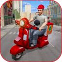 Moto Bike Pizza Delivery Games: Food Cooking Icon