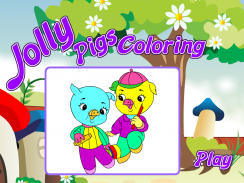 Coloring Game-Jolly Pigs screenshot 4