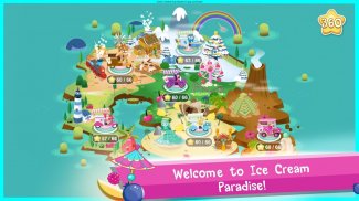 Ice Cream Paradise: Sorvete - Jogo de Combinar 3 Delícias