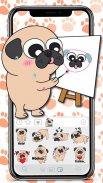 Baby Pug Emoji Stickers screenshot 4