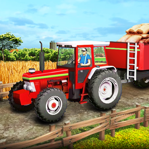 Jogo de simulador de agricultura com máquinas agrícolas caras - YELLOW  TRACTOR 