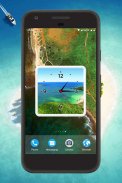 Island Clock Live Wallpaper screenshot 0