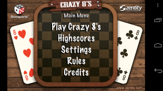 Crazy 8's free screenshot 5