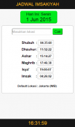 Jadwal Sholat Abadi screenshot 0