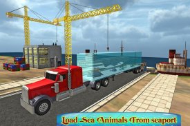 परिवहन ट्रक समुद्री जानवरों screenshot 3