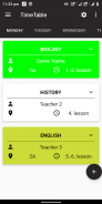 TimeTable - timetable, homework, notes and exams screenshot 2