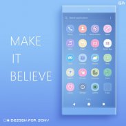 COLOR™ XPERIA Theme | BLUE screenshot 5