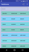 Verb forms -Complete List English Verbs Dictionary screenshot 0