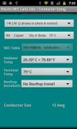 Electrc NEC Calcs Lite screenshot 5