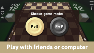 Checkers for two - Draughts screenshot 1