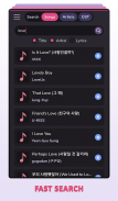 के-पॉप लिरिक्स screenshot 0