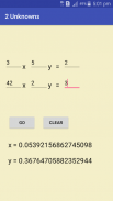 Simultaneous Equation Solver screenshot 0