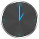 Floating Neon Clock Icon