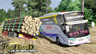 Mod Jalan Rusak Bussid Lumpur screenshot 3