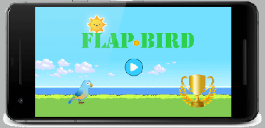 Flap Bird Touch & Voice Casual screenshot 2