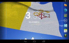 Vatican Flag Live Wallpaper screenshot 2