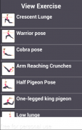 Exercícios da ioga screenshot 4