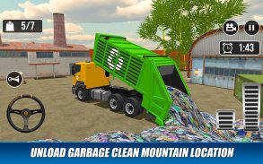 Truk Sampah Offroad: Dump Truck Driving Games screenshot 9