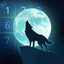 Wolf And Moon : Sudoku Icon