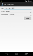 Denon Widget screenshot 2