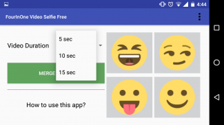 FourInOne Video Selfie FREE screenshot 0
