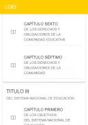 Ley Educación del Ecuador - LOEI screenshot 3