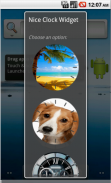 Nice clock widget screenshot 0