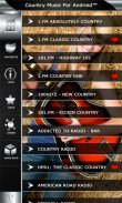 radio de musique country pour Android™ screenshot 2