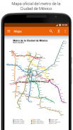Metro de la Ciudad de México - Mapa y rutas screenshot 0