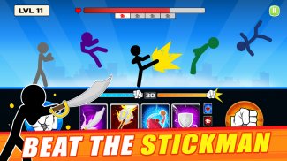 Stickman Fighter : Mega Brawl screenshot 2