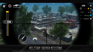 Black Commando Sniper Gun 3D screenshot 4