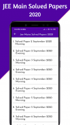 JEE Main Solved Papers Offline screenshot 3