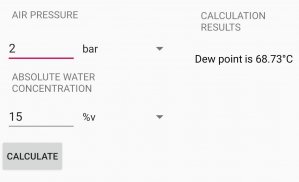 Dew Point Calculator screenshot 0