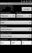 Machinery Sizing screenshot 1