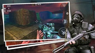 Zombie 3D Gun Shooter- Real Survival Warfare screenshot 5