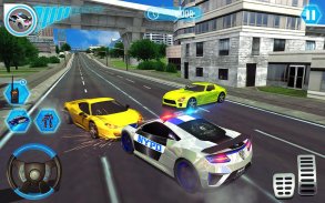 الشرطة سيارة تحويل روبوت الجريمة لعبة  المدينة screenshot 7