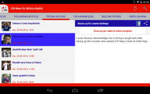 24h News for Atlético Madrid screenshot 0