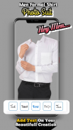 Man Formal Shirt Photo Suit screenshot 0