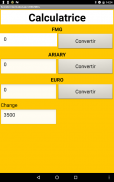 Calculatrice conversion FMG_Ariary_Euro screenshot 1