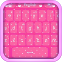 สีชมพูความรัก GO Keyboard Icon