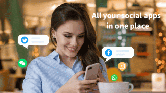 All In One Messenger for Social Apps screenshot 2