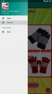 models of winter knit gloves screenshot 4