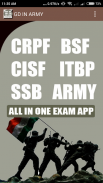 GD IN ARMY ITBP BSF CISF CRPF SSB Exam Hindi screenshot 0