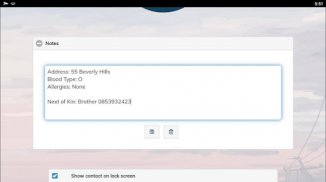 Lock Screen Emergency Contact screenshot 4