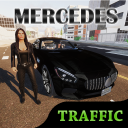 Mercedes Highway Traffic Racer Icon