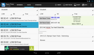 MySwimmingTimes screenshot 2