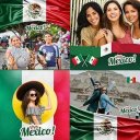 Mexico flag photo editor Icon