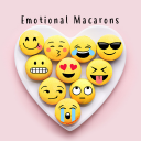 Funny Wallpaper Emotional Macarons Tema Icon