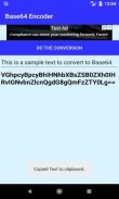 BASE64 Encoder - Encoding Text to Base 64 format string screenshot 1